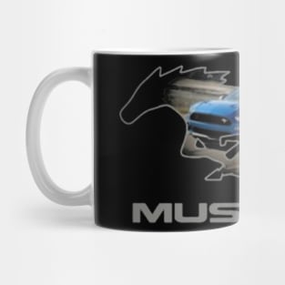blue run Mug